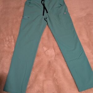 Figs Yola Teal Scrub Pants